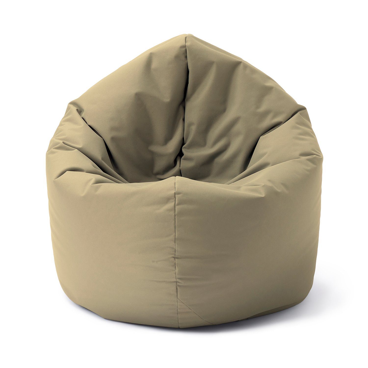 Lumaland Sitzsack In-& Outdoor Sitzkissen Bean Bag, XXL 300L Gaming Lounge 75x120x75 beige | Sitzsäcke