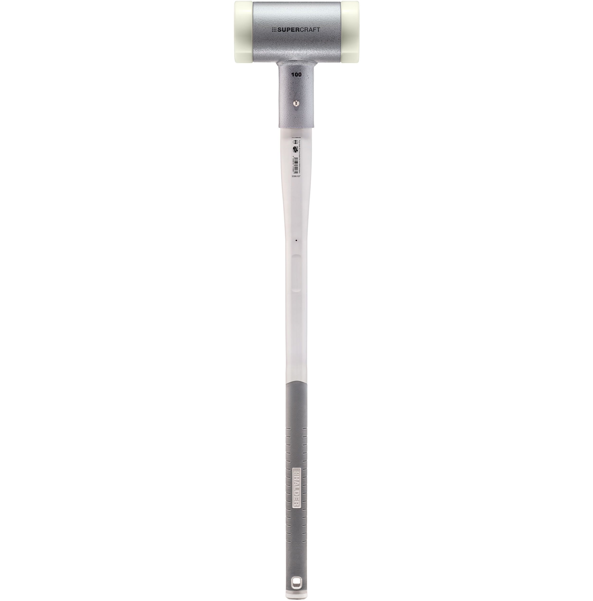 HALDER SUPERCRAFT Vorschlaghammer Ø 100 mm rückschlagfrei mit 3-Kompon