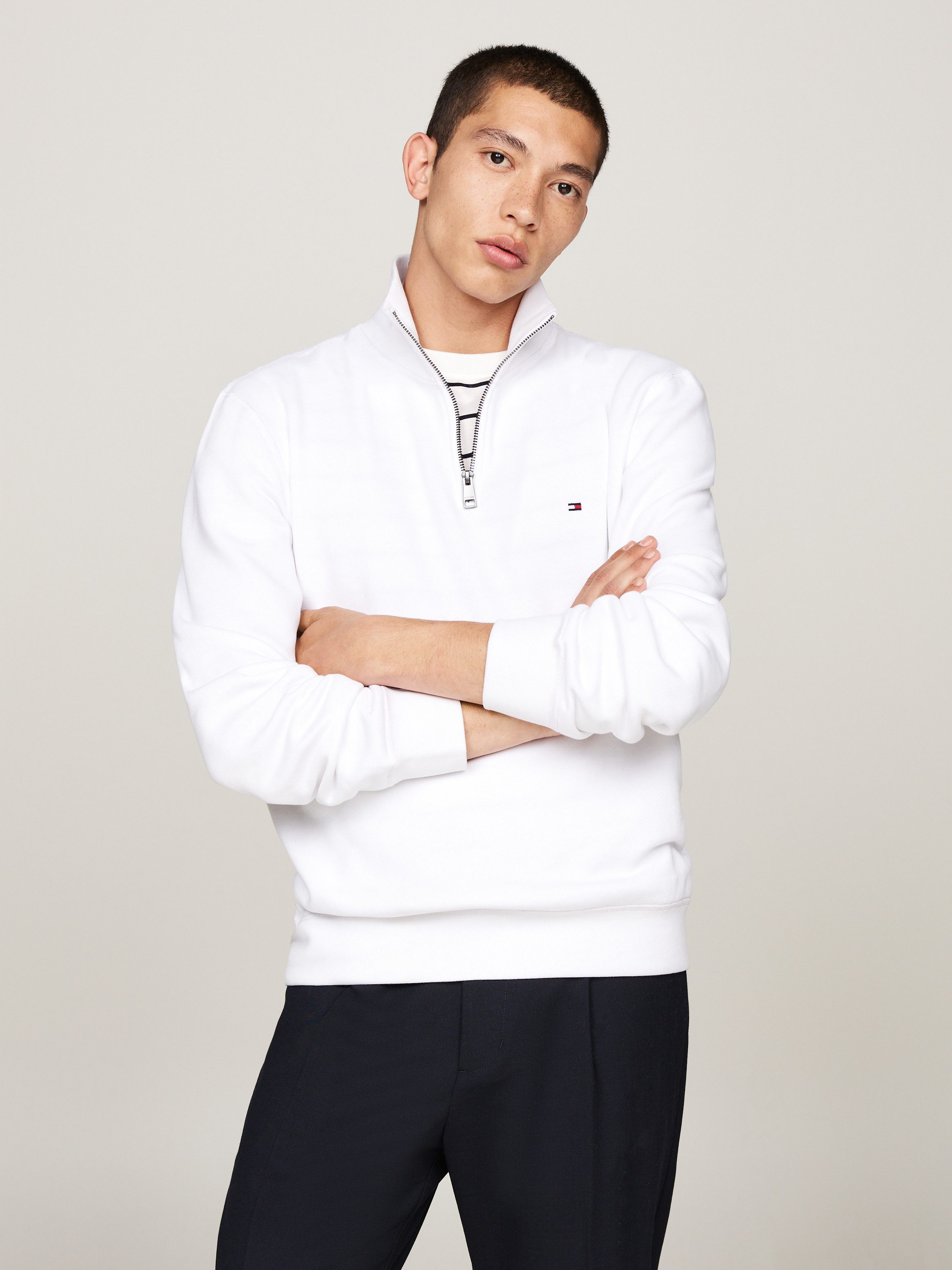 Tommy Hilfiger Sweatshirt ESSENTIAL FLEECE 1/4 günstig online kaufen