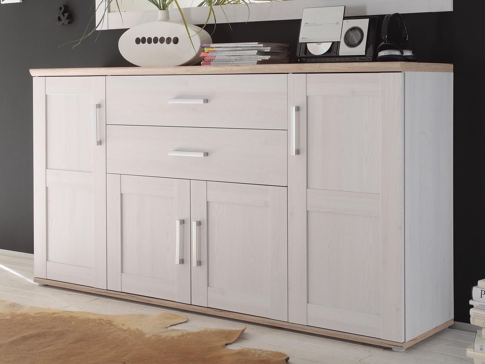 PREISBRECHER Sideboard Barbara, 186 x 100 x 46 cm (B/H/T)