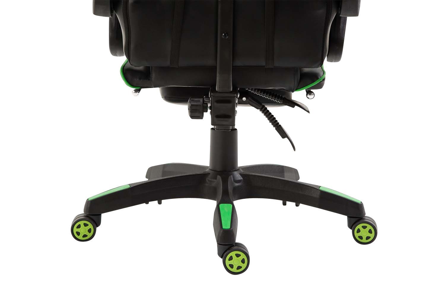 und Gaming schwarz/grün Kunstleder, drehbar höhenverstellbar Chair CLP Ignite