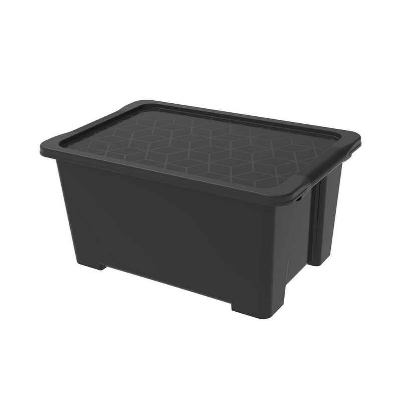 ROTHO Aufbewahrungsbox Evo Easy Aufbewahrungsbox 44l mit Deckel, Kunststoff (PP recycelt)