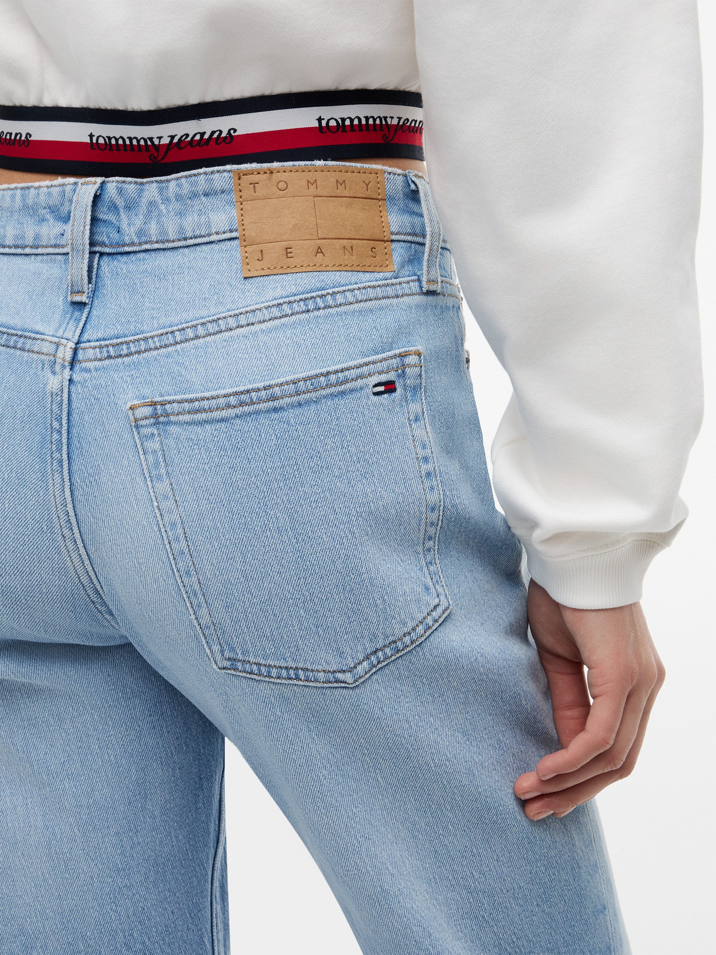 Tommy Jeans Bootcut-Jeans CLEO MID BOOTCUT BJ0111 Baumwollmischung, Bootcut, normal waist
