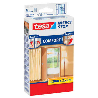 tesa Fliegengitter-Gewebe tesa Fliegengitter insect Stop COMFORT für Türen - 1,2 m x 2,2 m -
