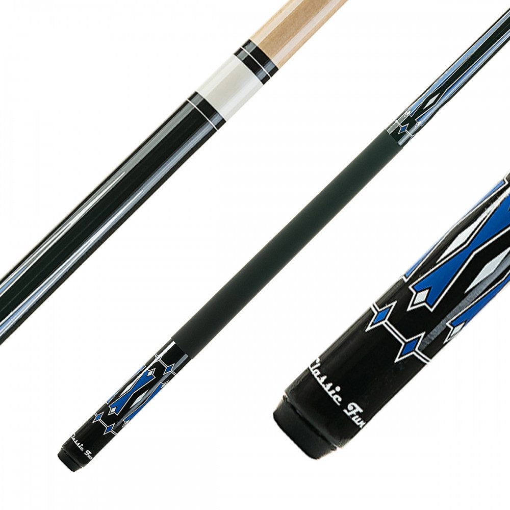 Billardqueue 1091.02 Queue Classic-Fun Poolqueue blau/schwarz