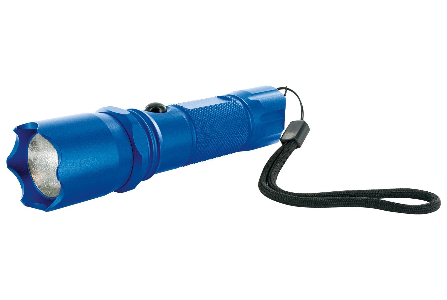 schlagfest, (1-St., TLED300B Schwaiger blau Taschenlampe 531 mit LED Handschlaufe spritzwassergeschützt),
