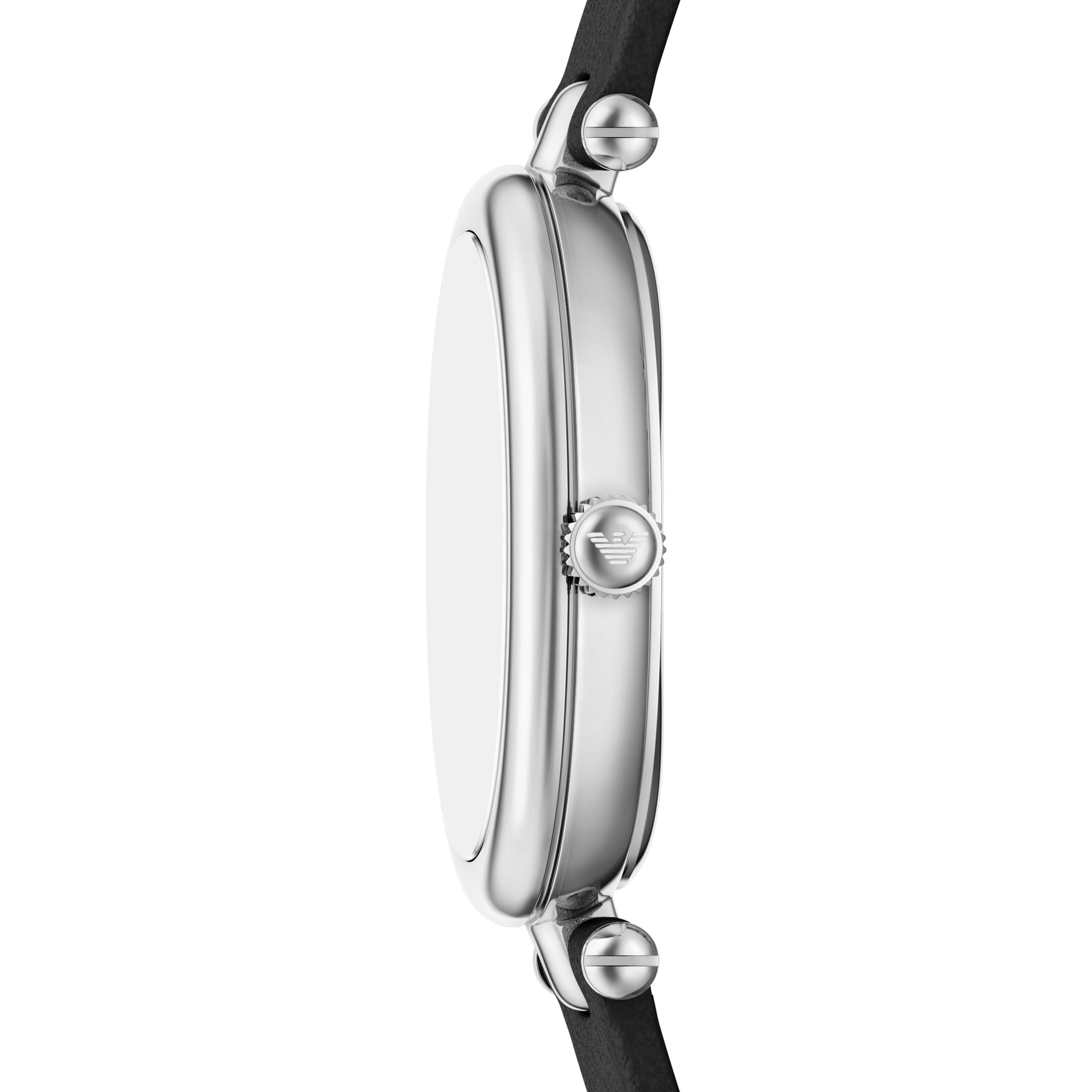 Emporio Armani Quarzuhr SINFONIA AR11778, Armbanduhr, Damenuhr, Lederarmband, analog