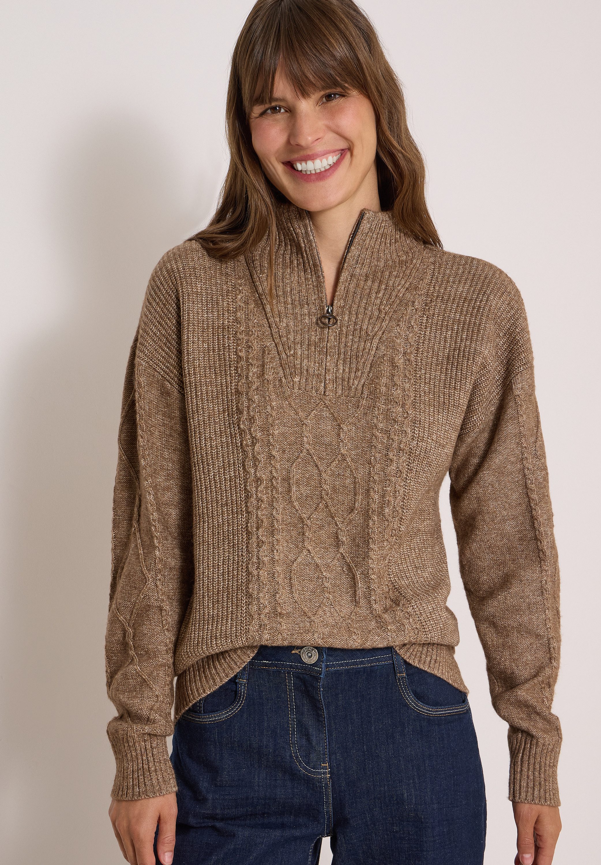CECIL Strickpullover Feinstrick