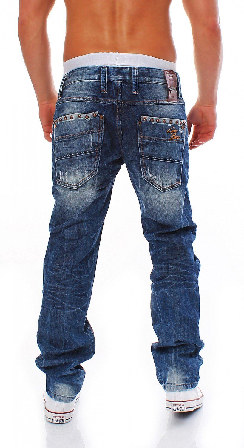 & Cipo C-1047 Baxx Fit Cipo Baxx Regular-fit-Jeans Hose Jeans Herren & Regular