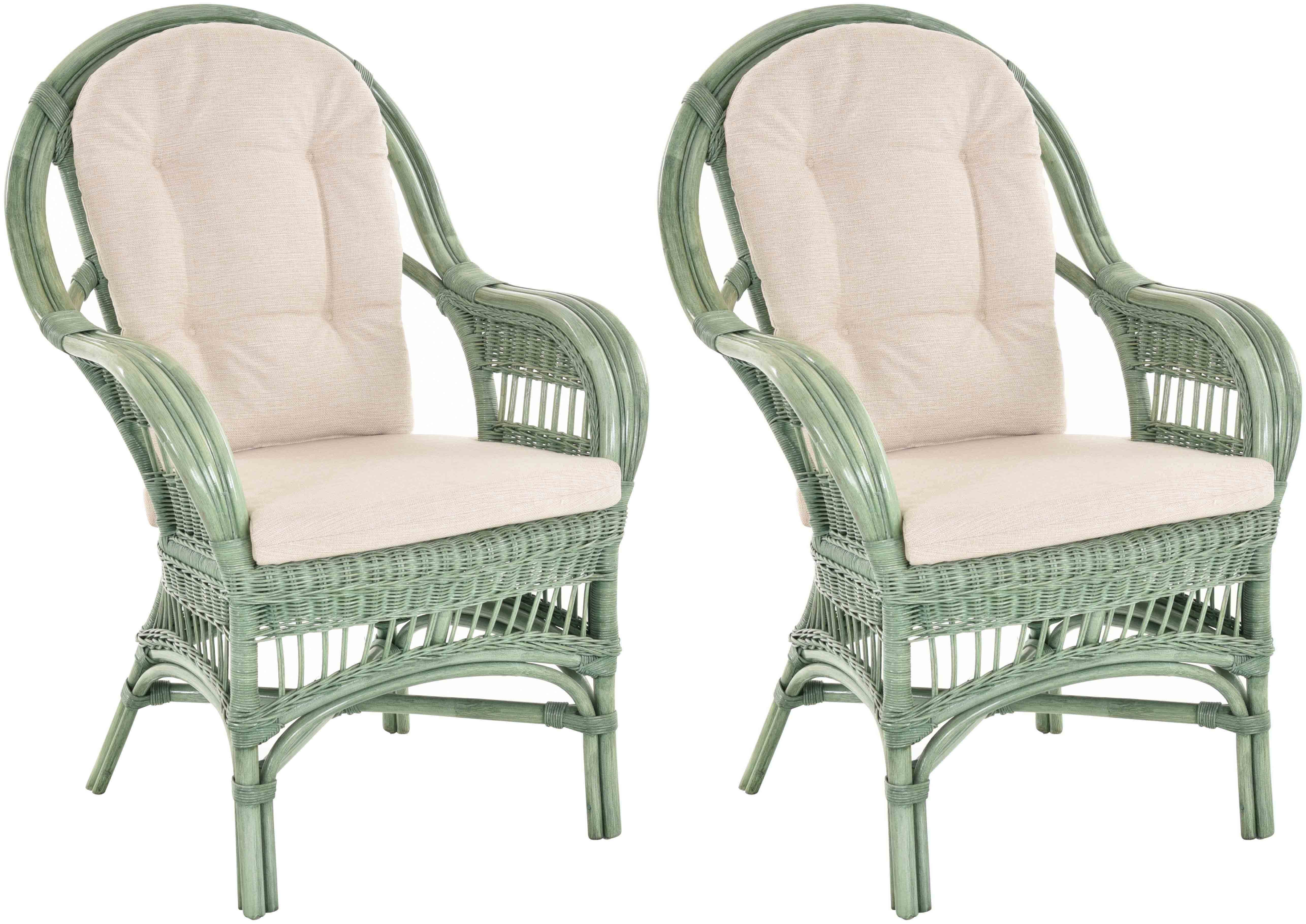Krines Home Relaxsessel Set/2 Breite Rattan günstig online kaufen