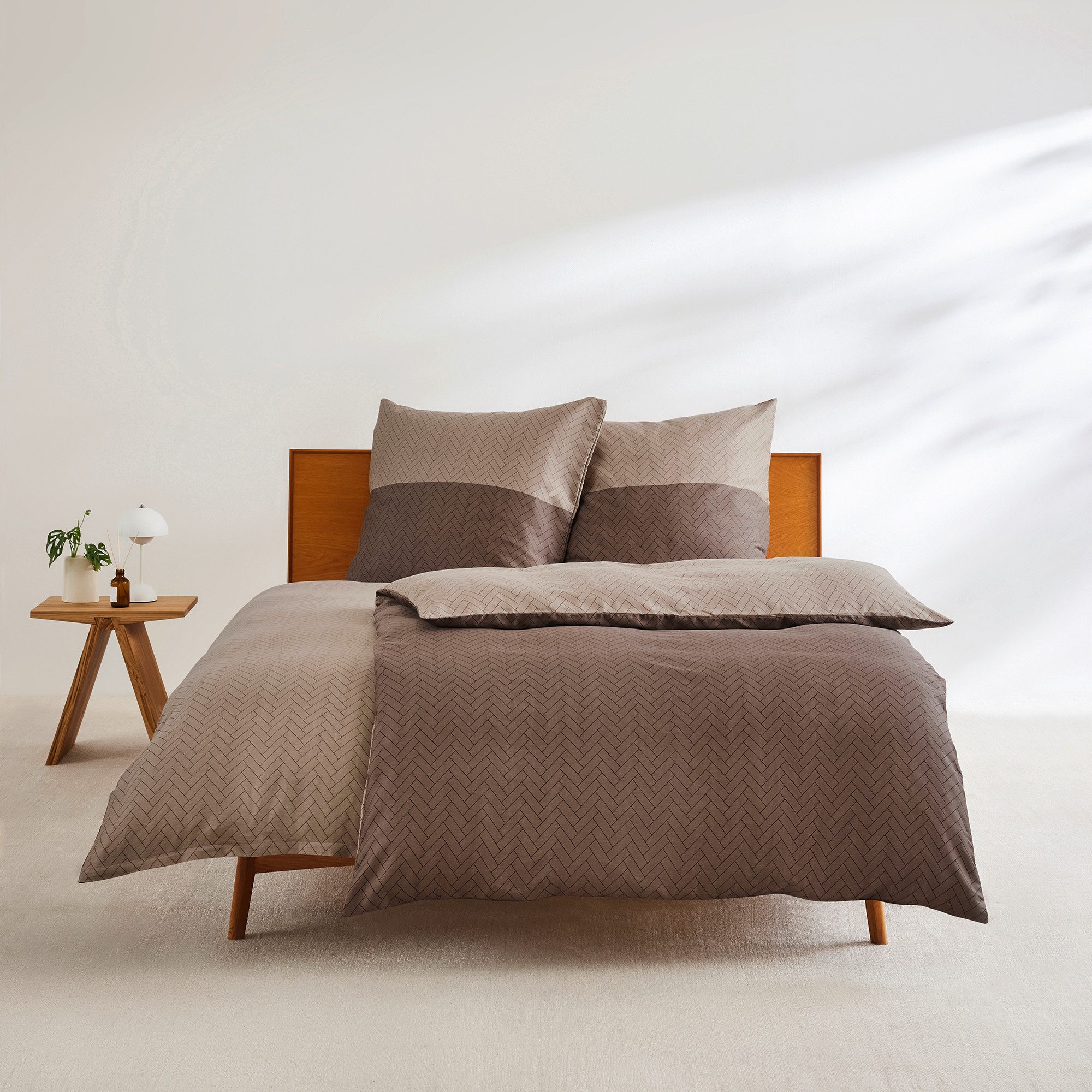 s.Oliver Bettwäsche Satinbettwäsche s.Oliver, Mako-Satin, 2 teilig, im mini günstig online kaufen