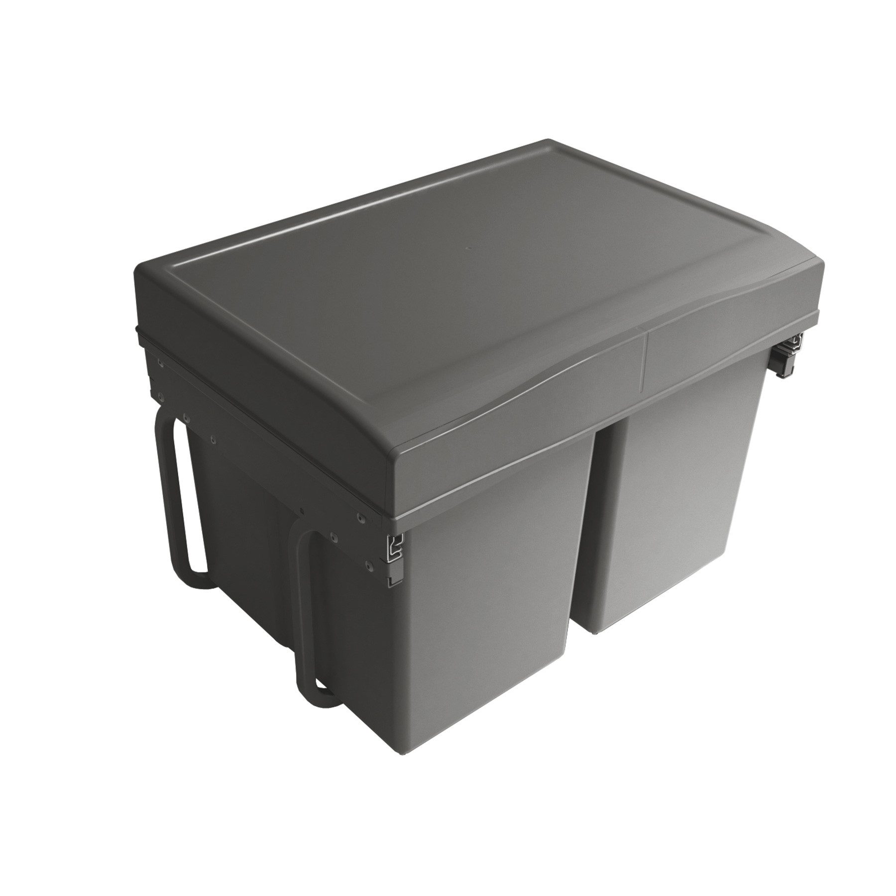 SIEGWERK Einbaumülleimer SIEGWERK - DuoSort 530 2-fach 30l einfache Montage