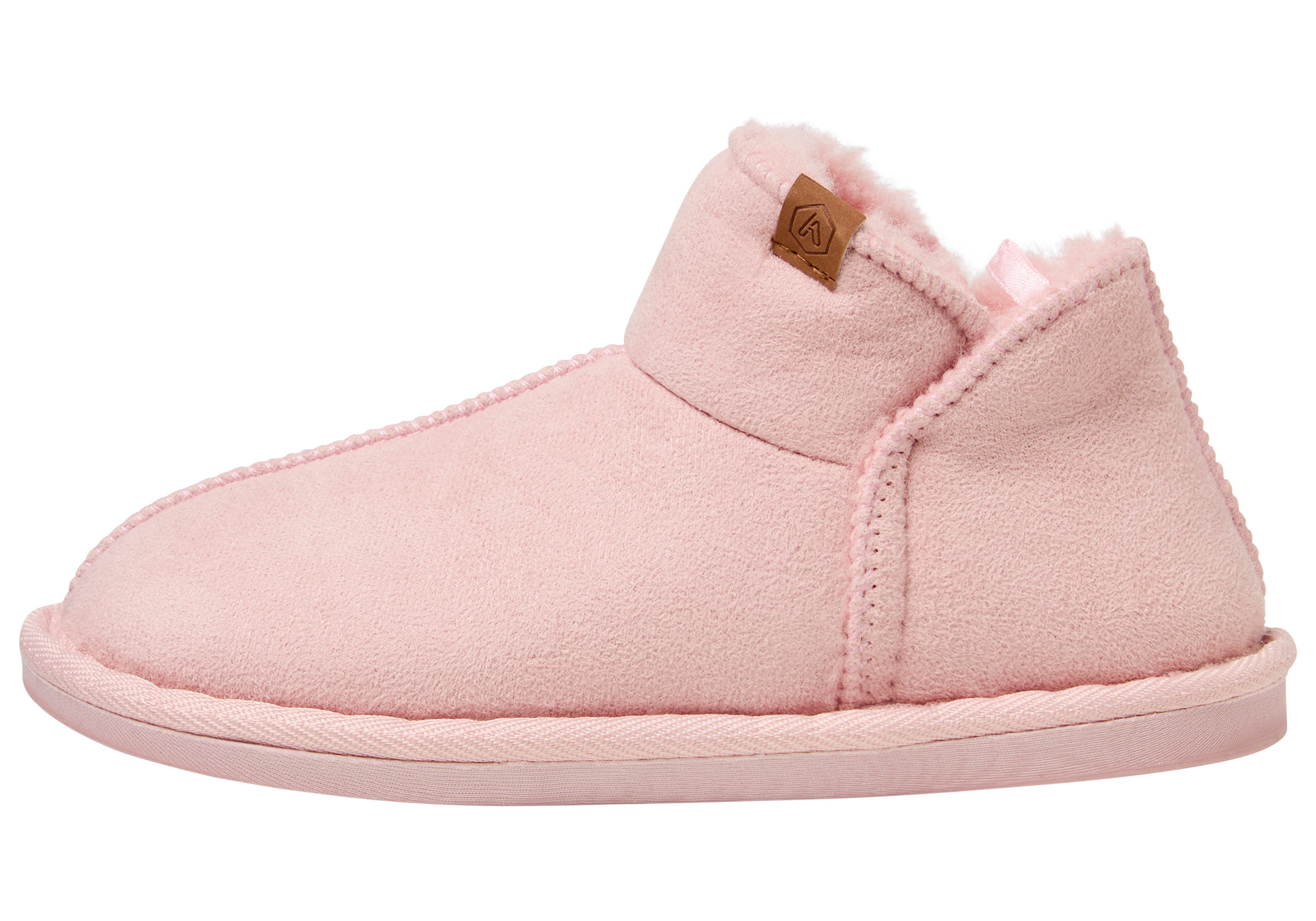 Apollo KINDER BOOTS Hausschuh mit Ziernähten