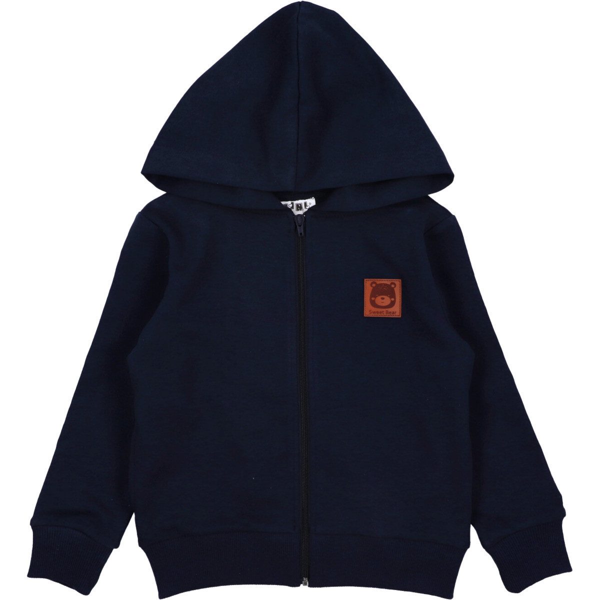 NINI Sweatjacke Bär Unisex Kinder Zip Hoodie, Kapuzenjacke, Trainingsjacken, Zip Pullover, Freizeitjacke