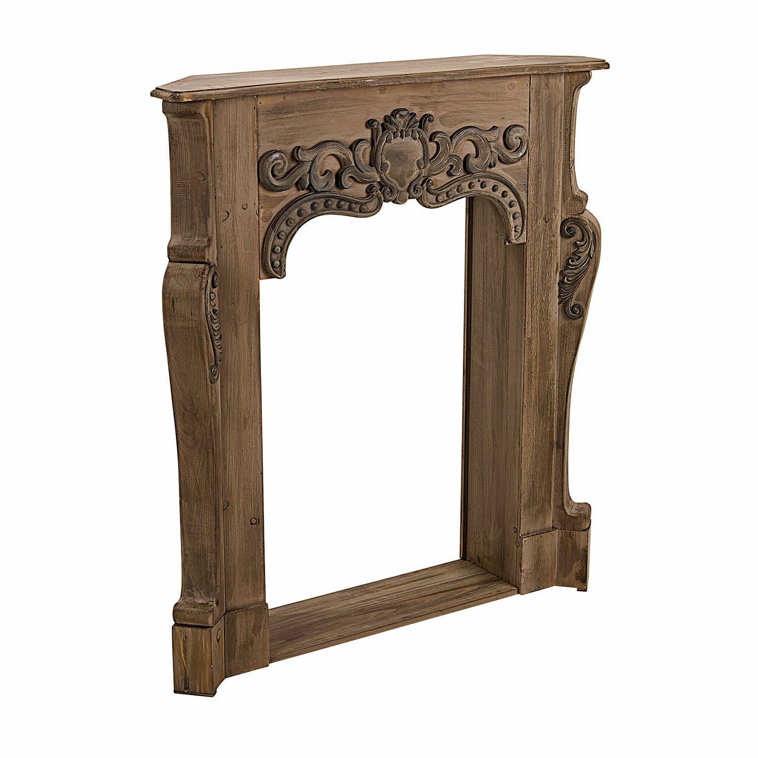 Mirabeau Kaminumbauschrank Kaminkonsole Emporia braun günstig online kaufen