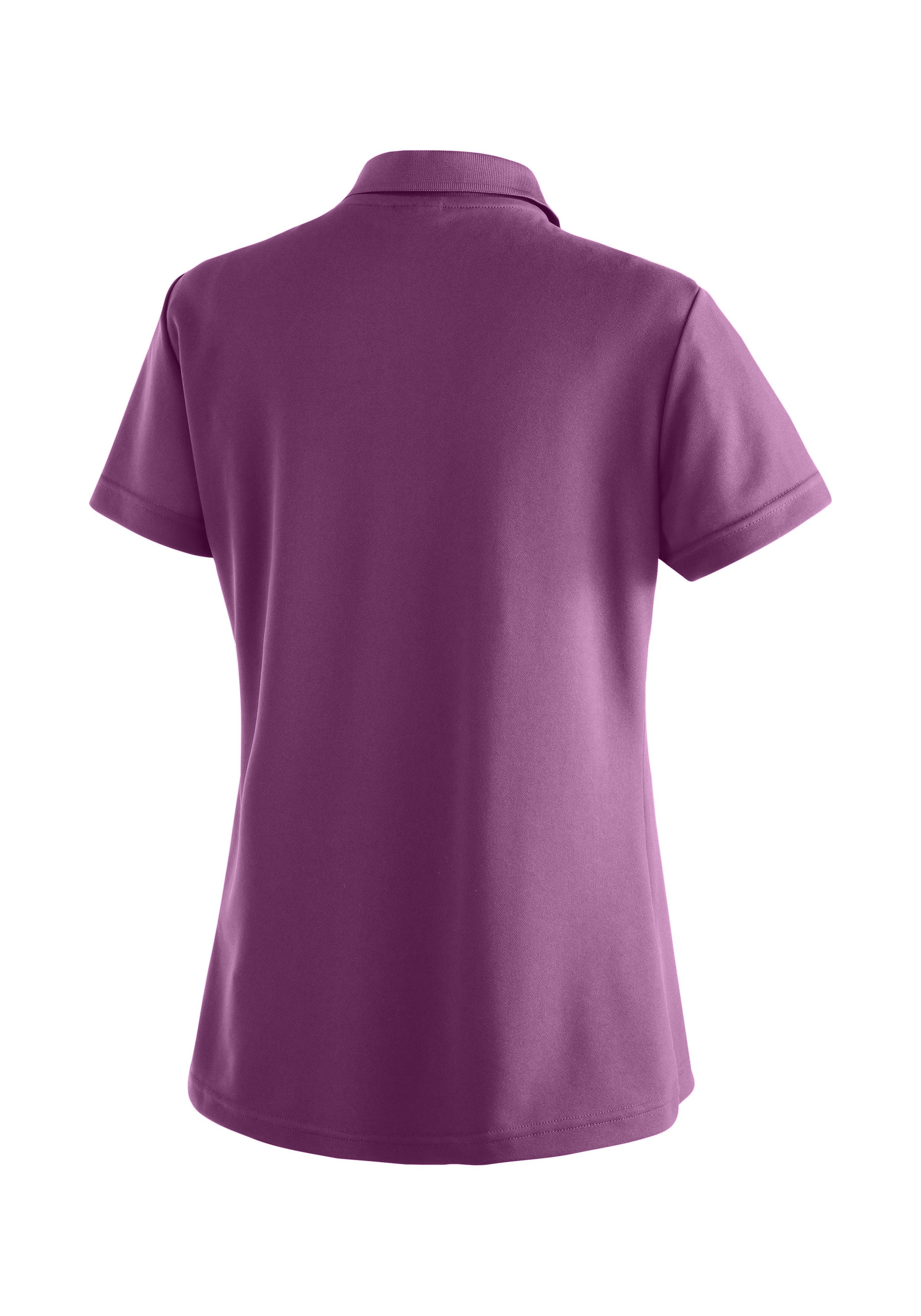Maier Sports Poloshirt Ulrike Damen Polo kurzarm, leichtes Shirt, Funktionsshirt mit Kragen, Reg Fit