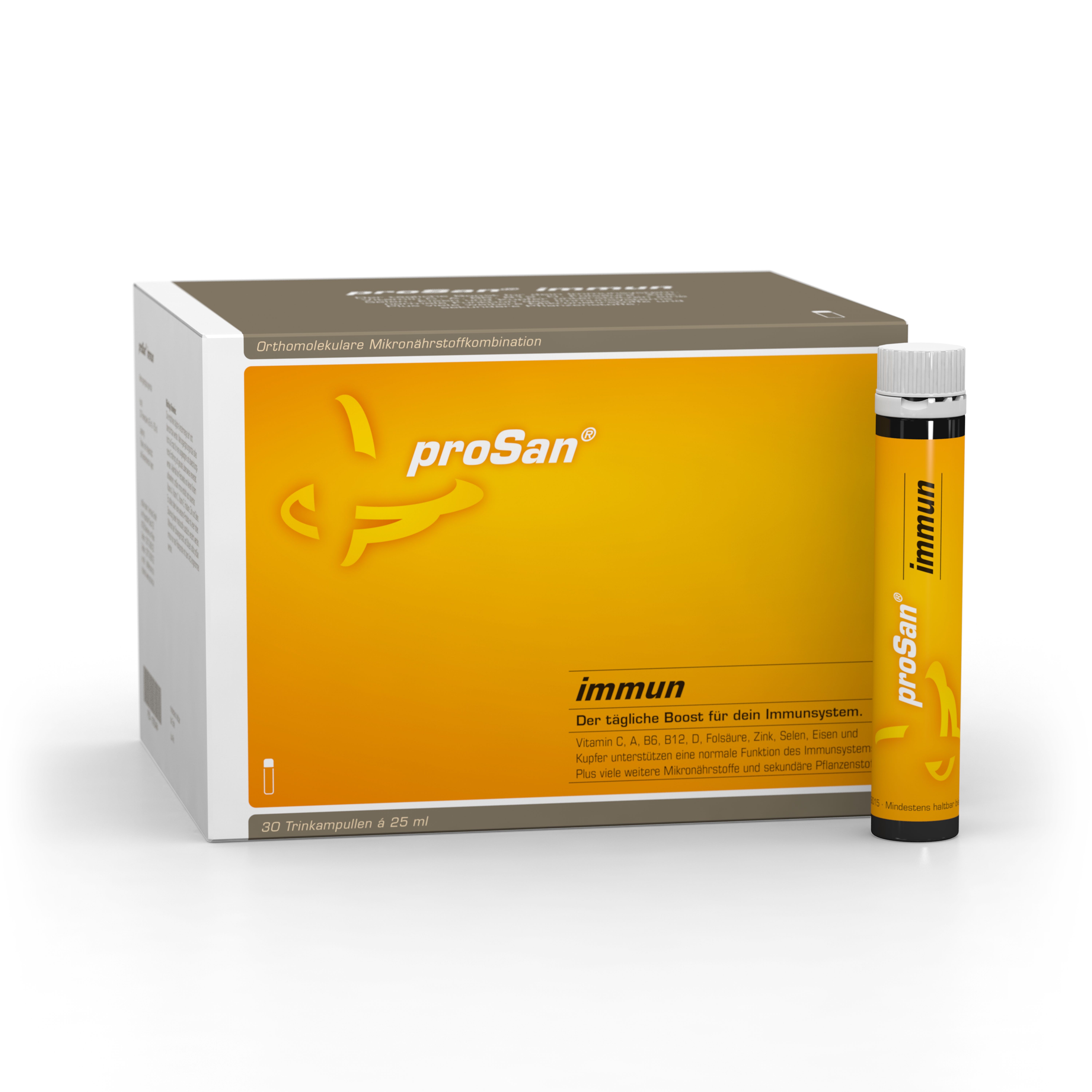 proSan Immun Trinkampullen, der tägliche Boost für dein Immunsystem, Trinkampullen, 30 St., 750 g 750 ml
