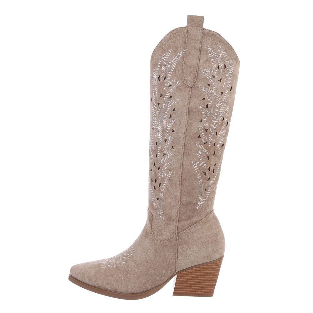 Ital-Design Damen Cowboyboots Western Westernstiefel (83592565) günstig online kaufen