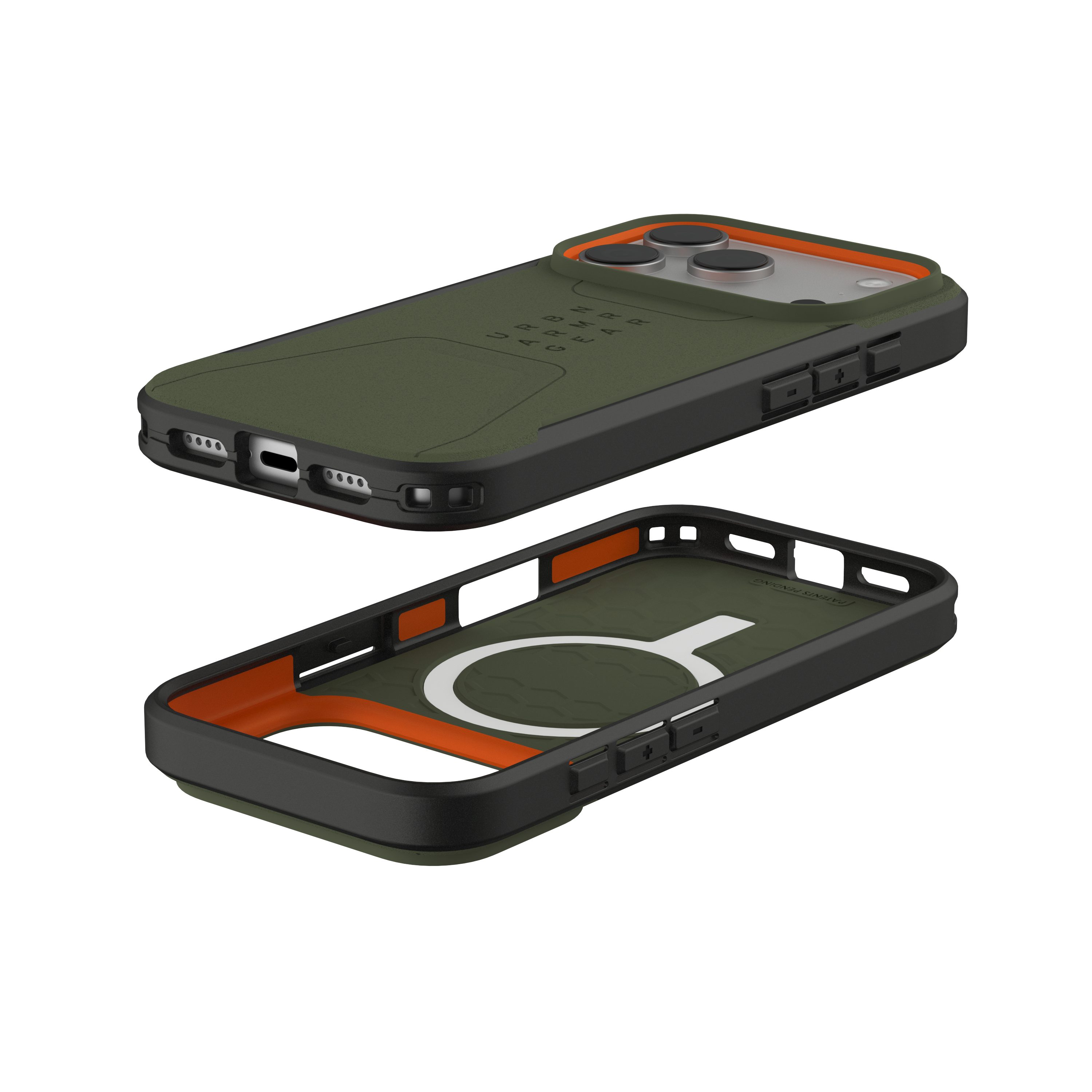 Urban Armor Gear Smartphone-Hülle Civilian MagSafe - iPhone 17 Pro Hülle, [MagSafe optimiert, Fallschutz nach Militärstandard]