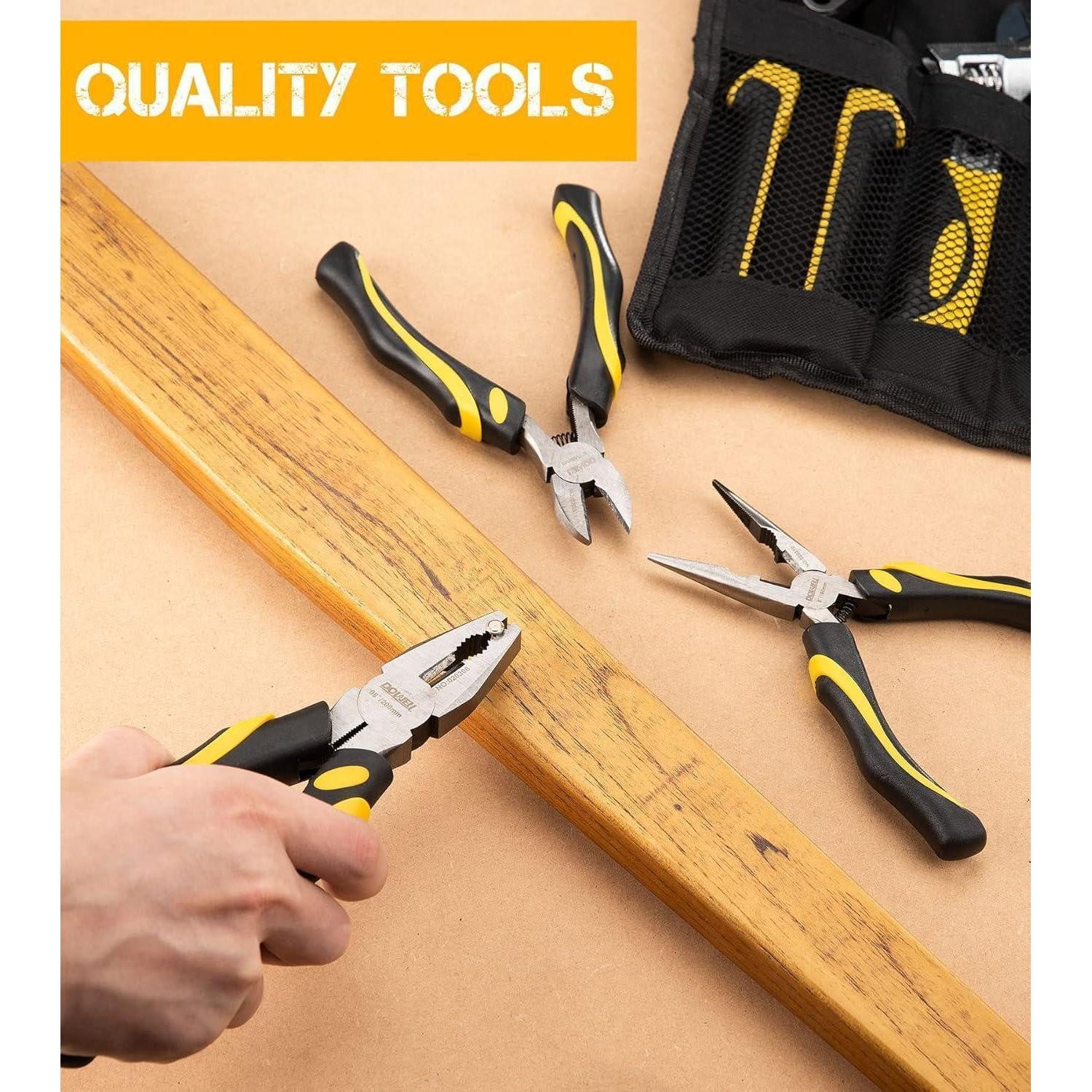 LuxusKollektion Zangenset Zangen Set 8teilig Nutgelenkzange Schraubenschlüssel 8PCS