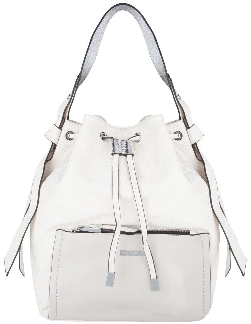 BULAGGI Handtasche 30284, Boudin Bucket mit Zierlederbändern, Glitzer-Effekt