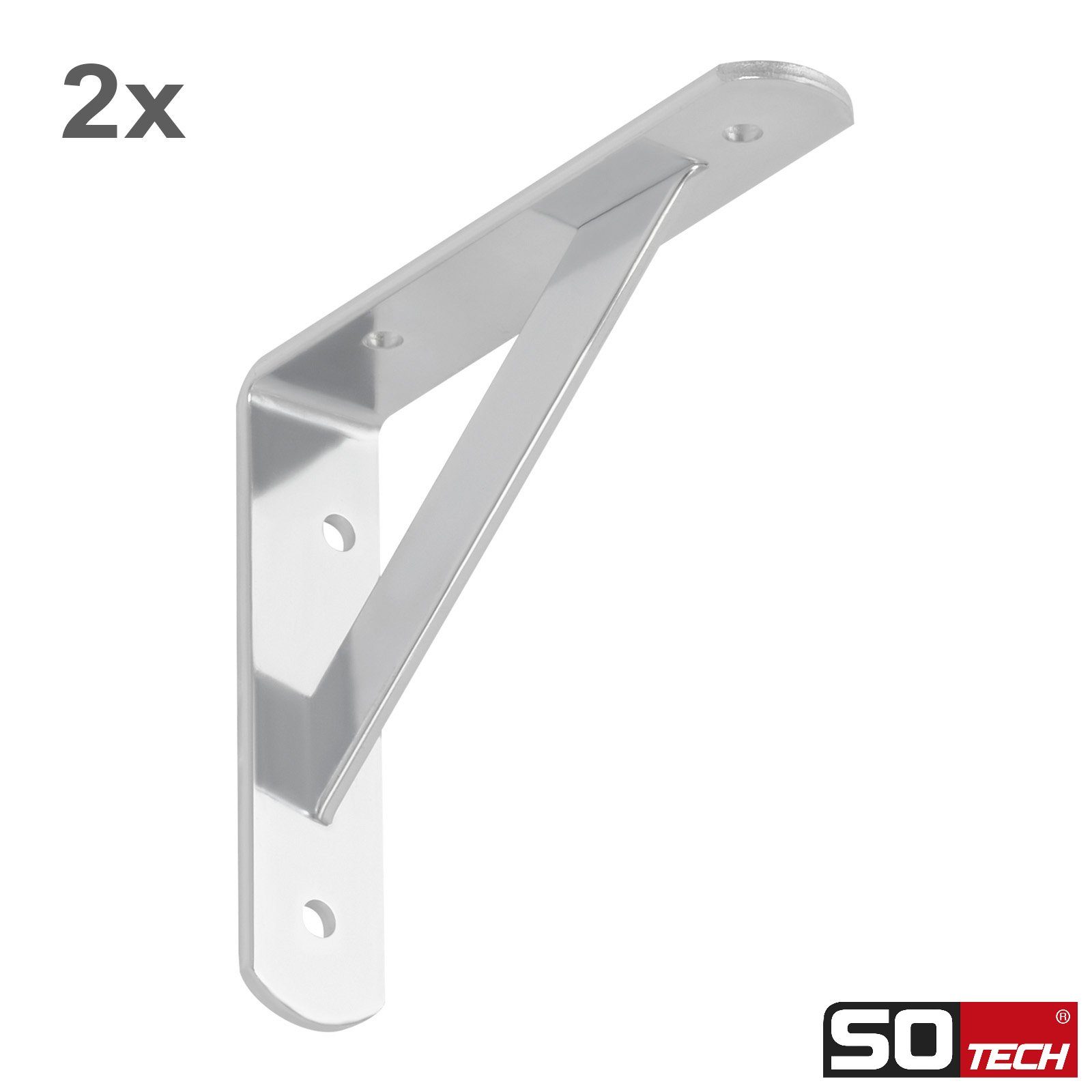 SO-TECH® Wandregalhalter Regalkonsolen mit Querstrebe zur Stabilisierung, 2 günstig online kaufen