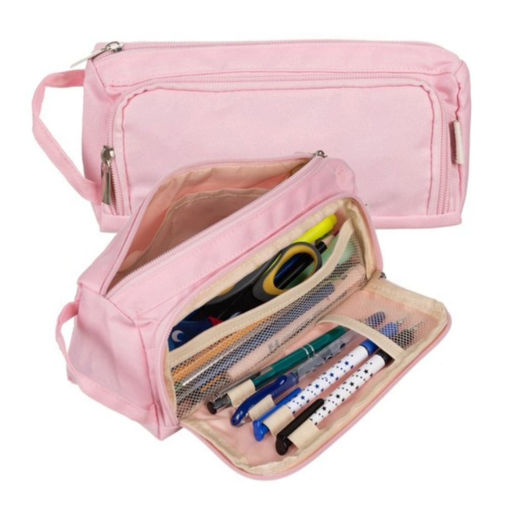 MAALEO Federmäppchen Großes Federmäppchen mit 2 Fächern, 23 cm – erweiterbar für Schule & B