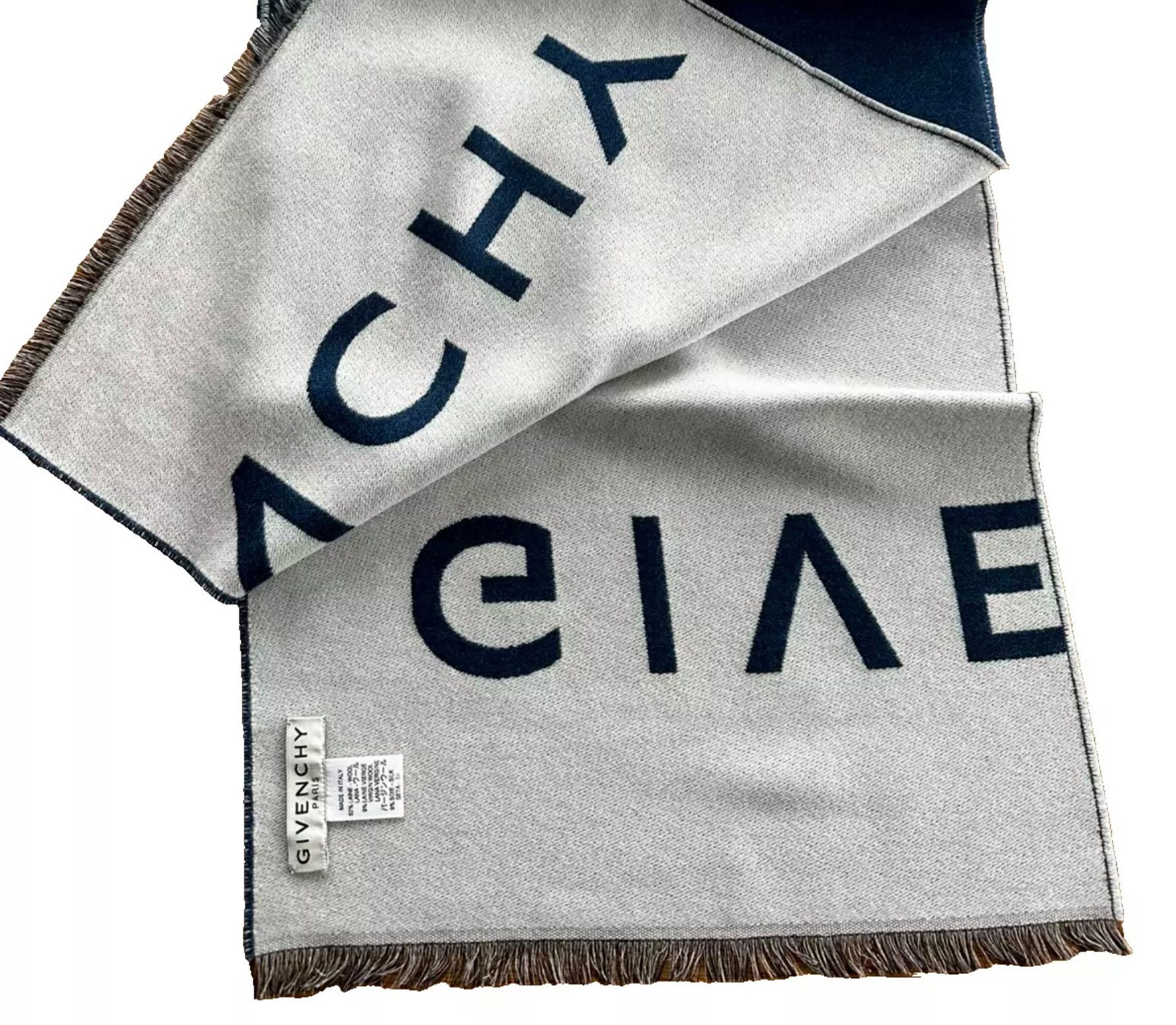 GIVENCHY Strickschal Unisex Signature Schal, Ein stilvolles Statement-Piece, das jedes Outfit aufwertet