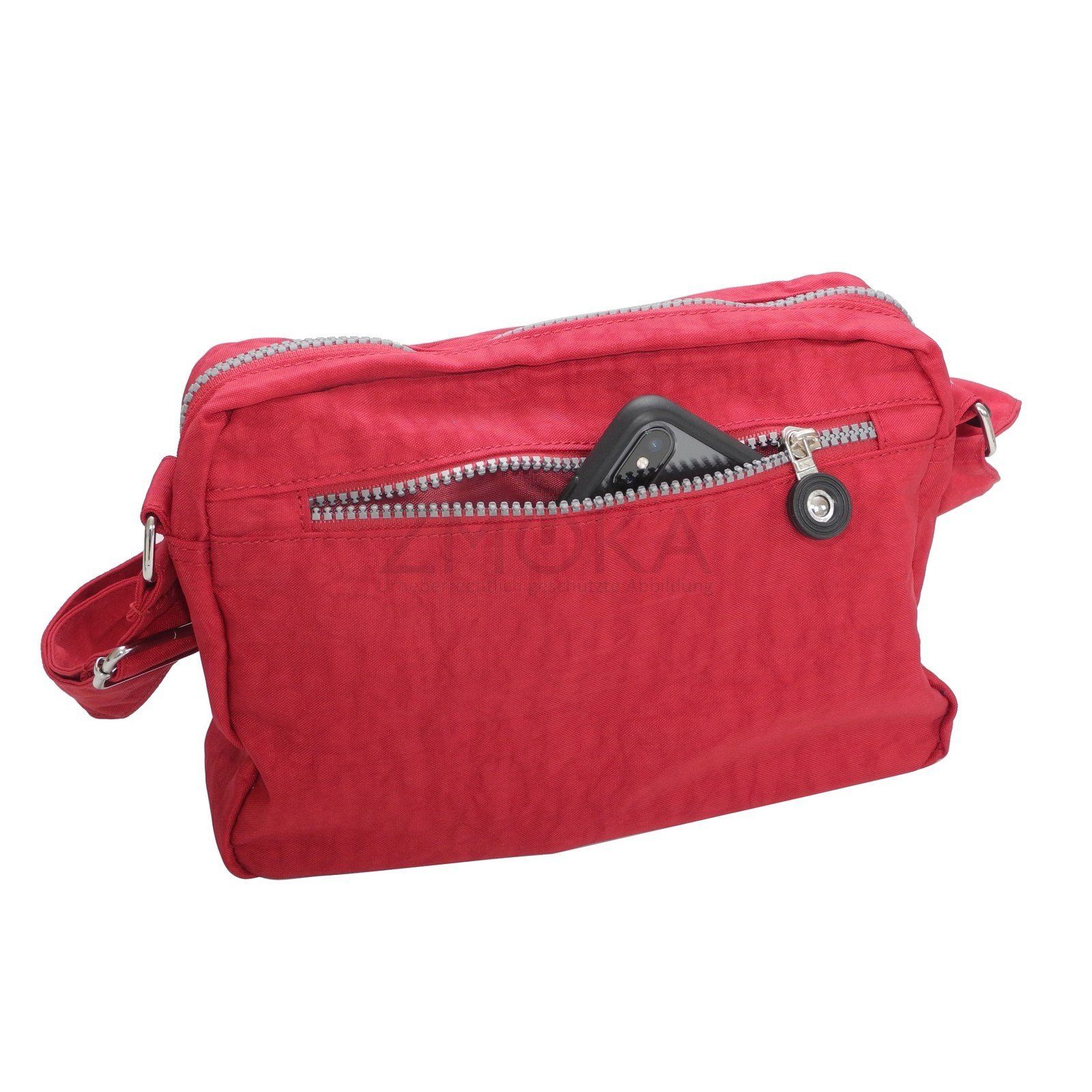 BAG Stofftasche Crossbody Rot Umhängetasche STREET Street Auswahl - Bag Umhängetasche Bag