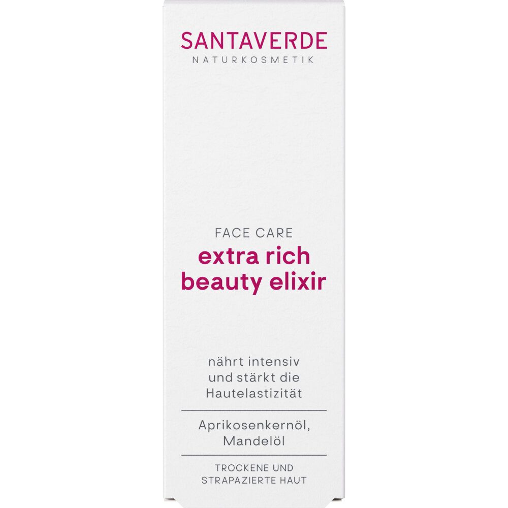 SANTAVERDE GmbH Gesichtspflege extra rich beauty elixir, 30 ml