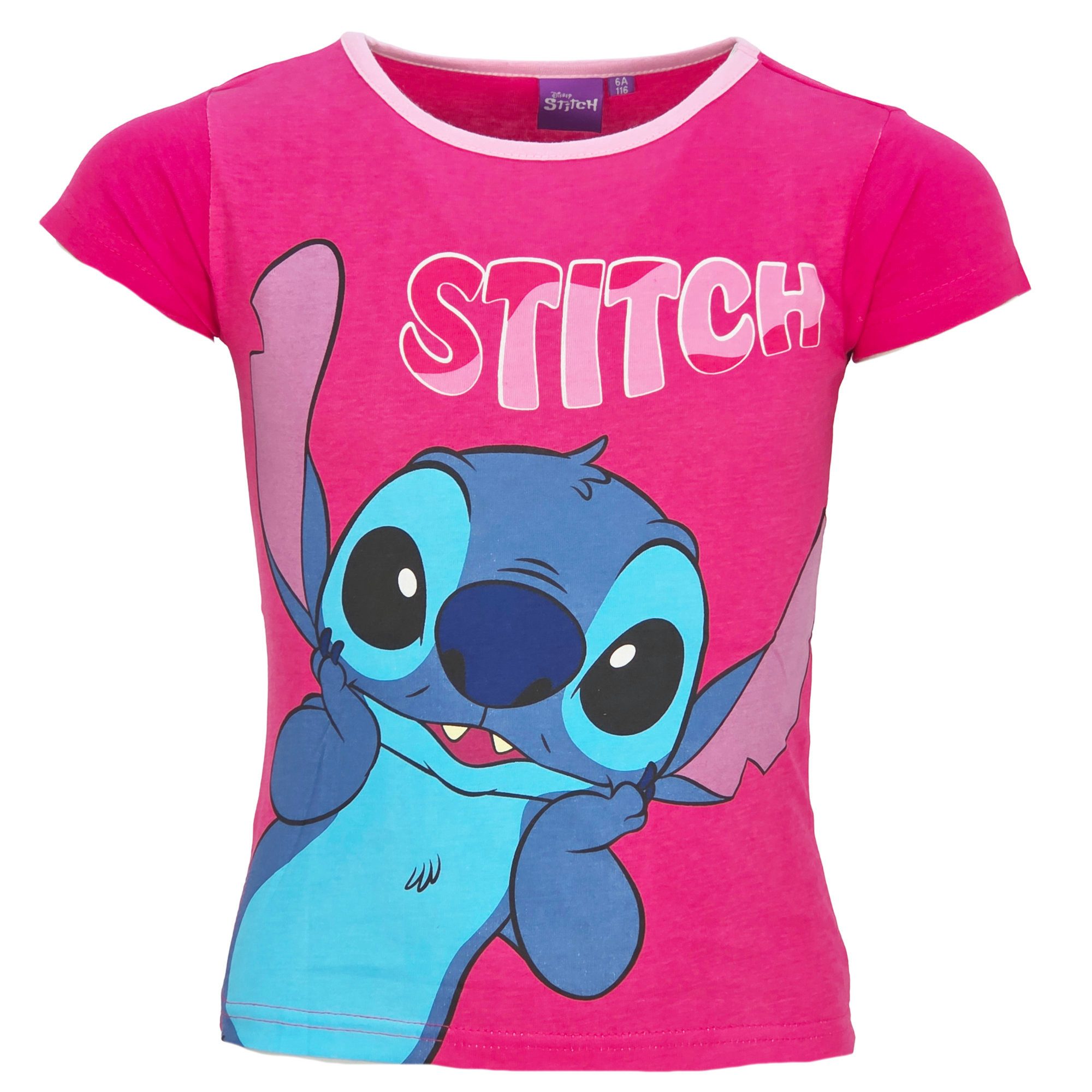 Print-Shirt Disney Lilo und Stitch Mädchen Kinder kurzarm T-Shirt