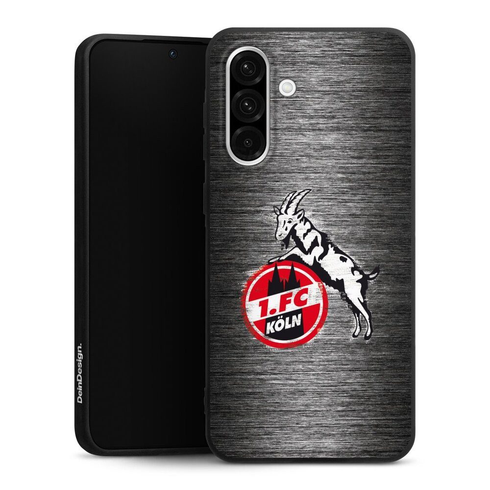 Handyhülle 1. FC Köln Metallic Look Offizielles Lizenzprodukt Metal Scratch 1.FC