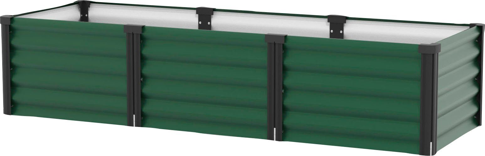 Vitavia Hochbeet Meta In&Out 401 S, BxTxH: 65x185x40 cm, seegras/schwarz