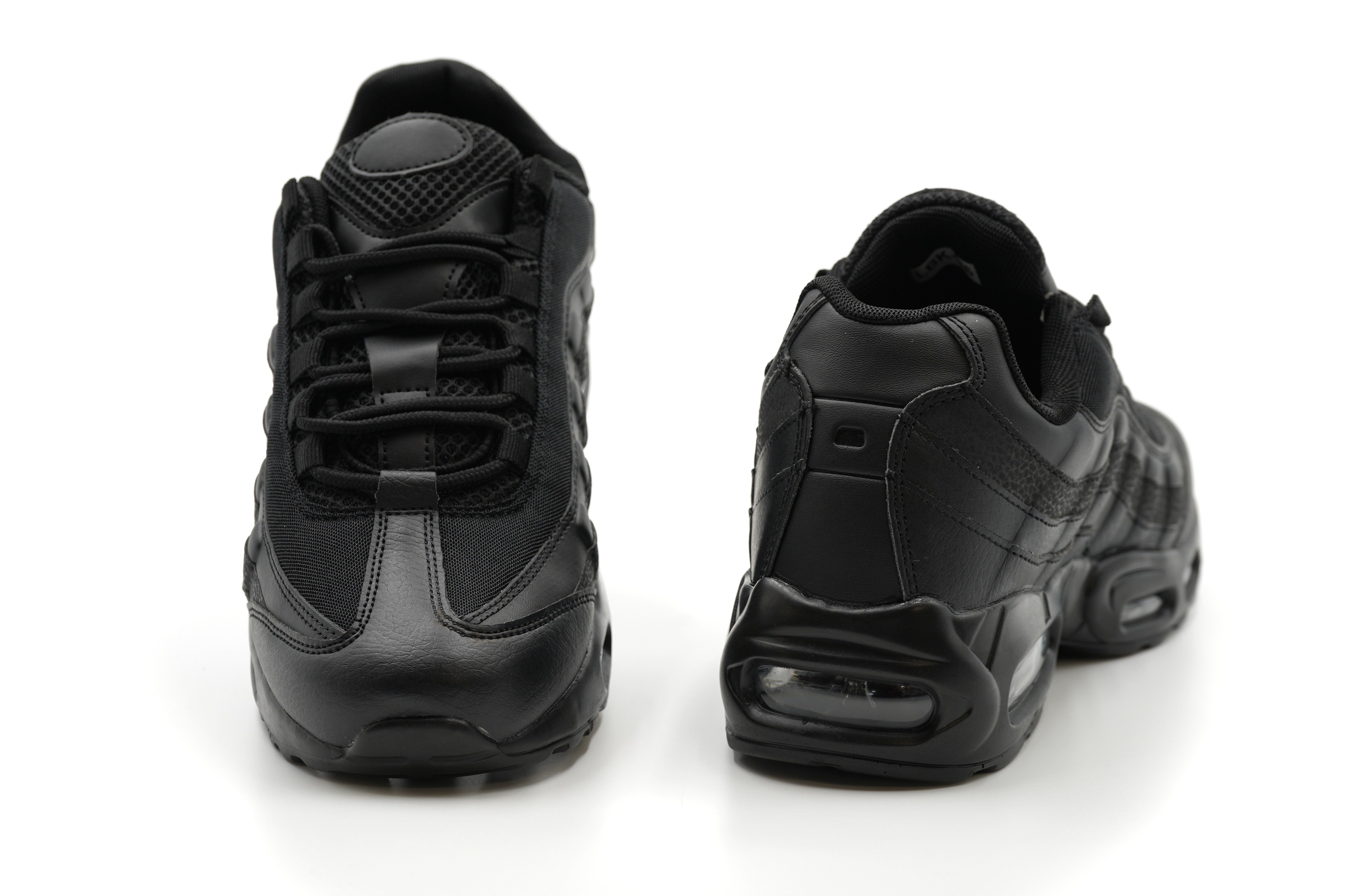 Sonderpostendiscount Herrensneaker schwarz mit Luftpolster Modell LBK-046 S günstig online kaufen