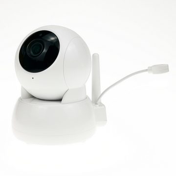 Jioson Babyphone 5-Zoll-Display Schwenk-Tilt-Zoom-Video-Babyphone mit Kamera und Audio, 2-tlg., 2-Wege-Talk, Temperatur und 200 m Reichweite, kein WLAN
