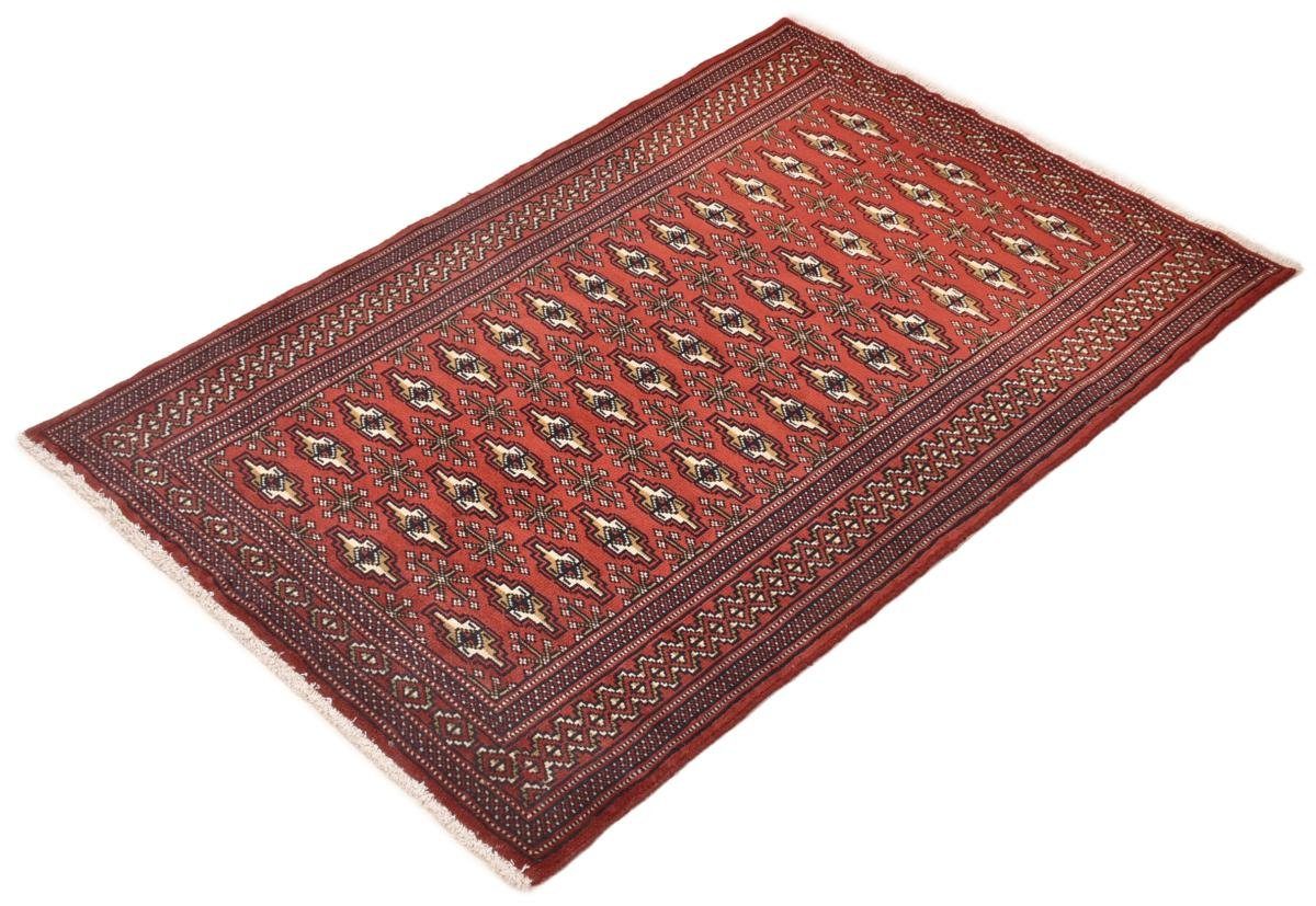 Orientteppich Turkaman mm rechteckig, / 94x132 Trading, 6 Handgeknüpfter Höhe: Nain Orientteppich Perserteppich
