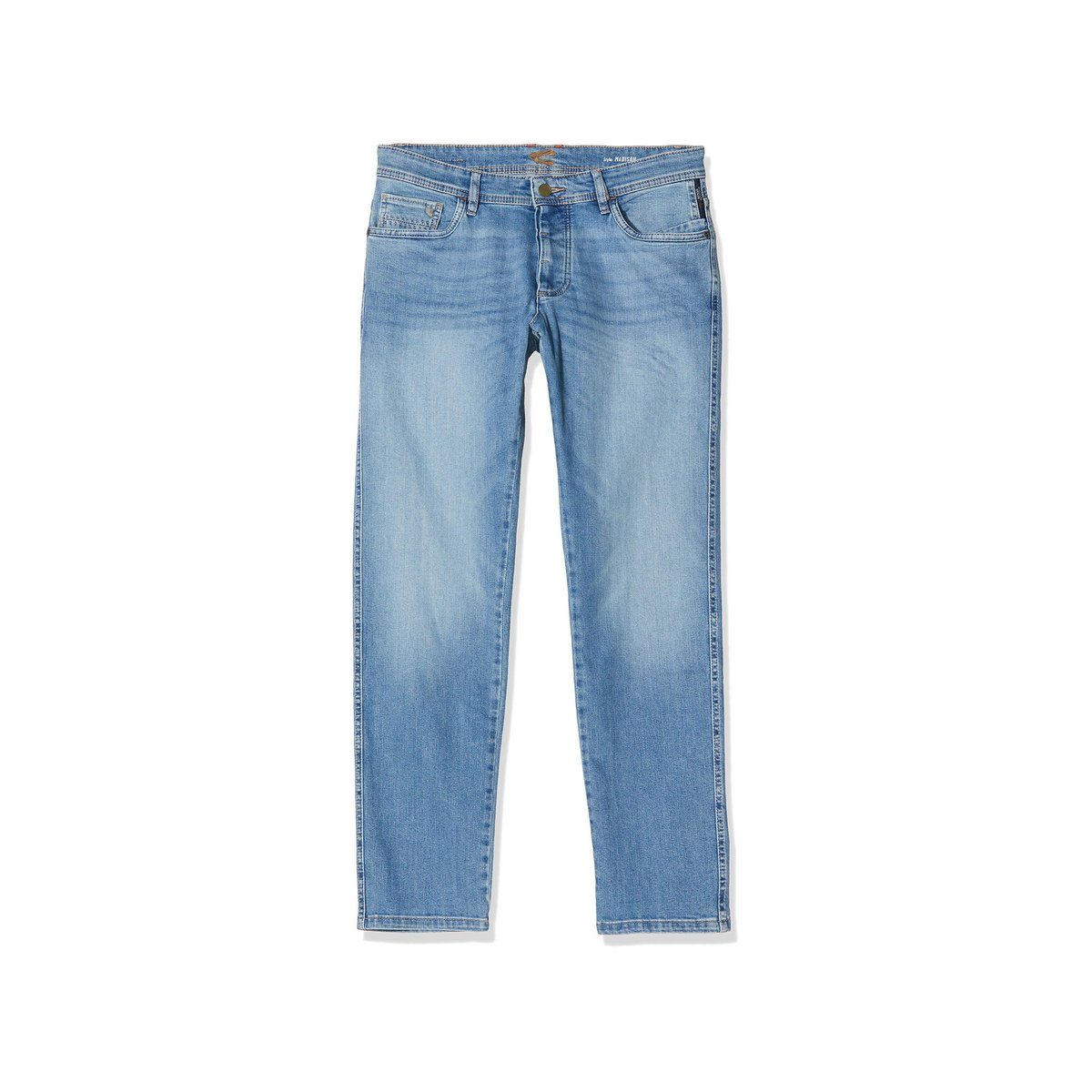 active blau camel Straight-Jeans regular (1-tlg)