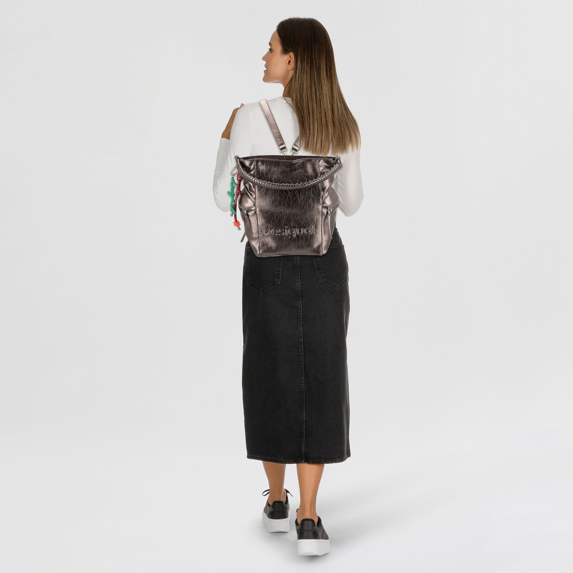 Desigual Cityrucksack Half, Polyurethan günstig online kaufen