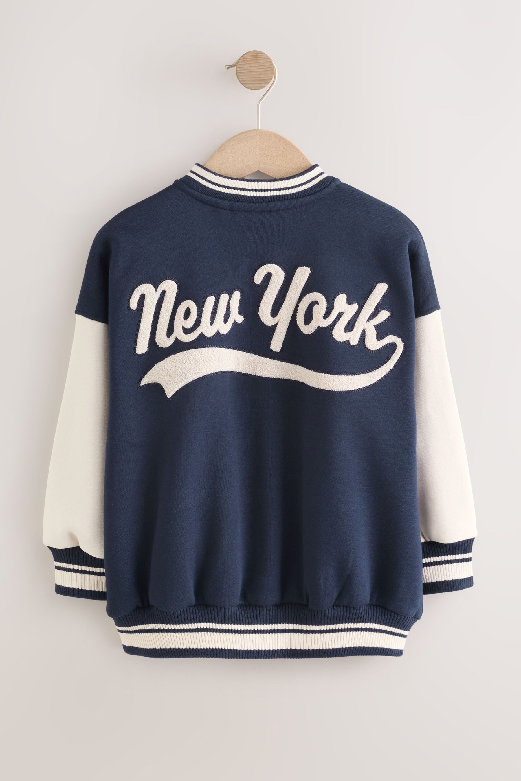 Next Collegejacke Bestickte Varsity-Jacke (1-St)