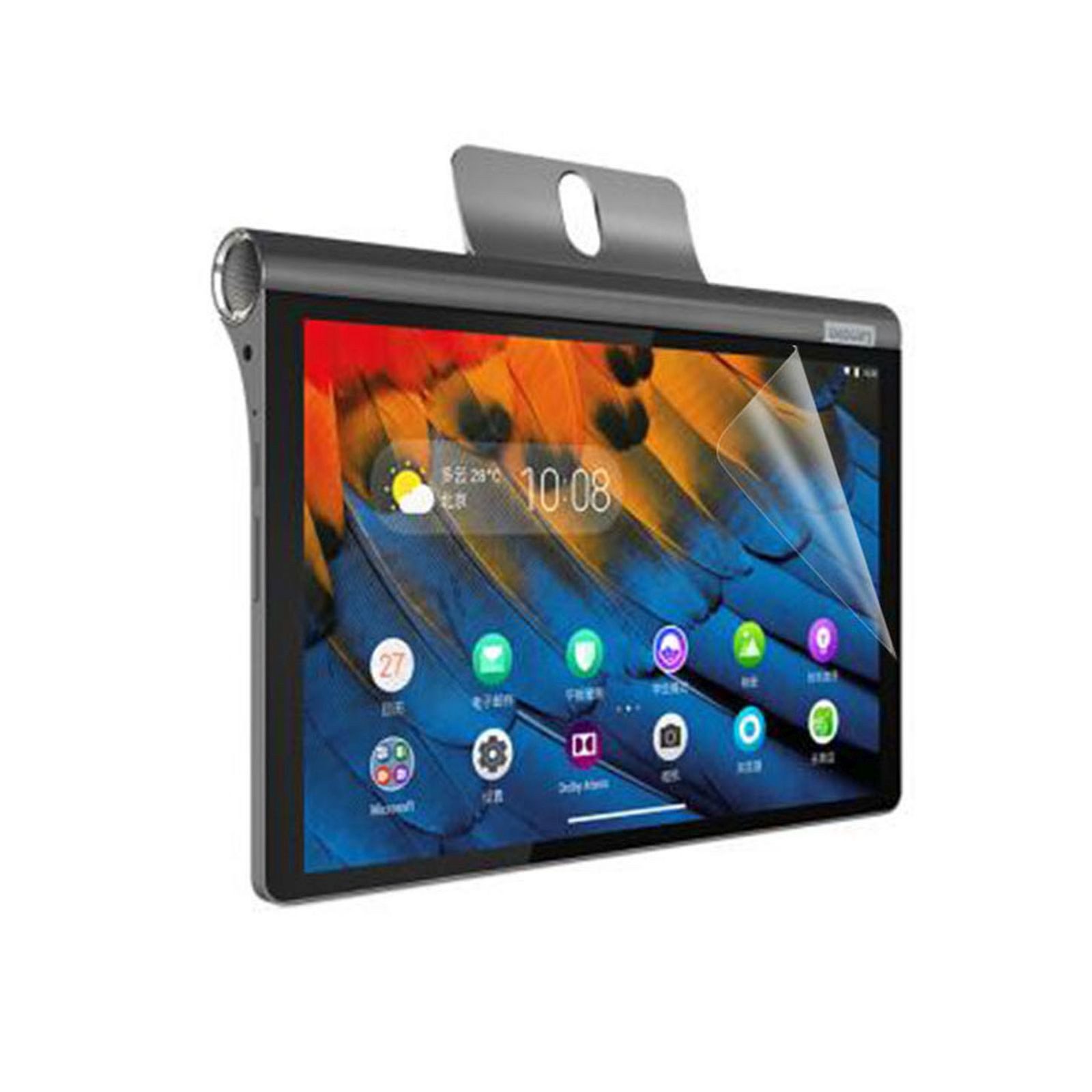 Lobwerk Displayschutzfolie 2x Folie für Lenovo Yoga Tab YT-X705F 10,1 Zoll für Lenovo Yoga Tab YT