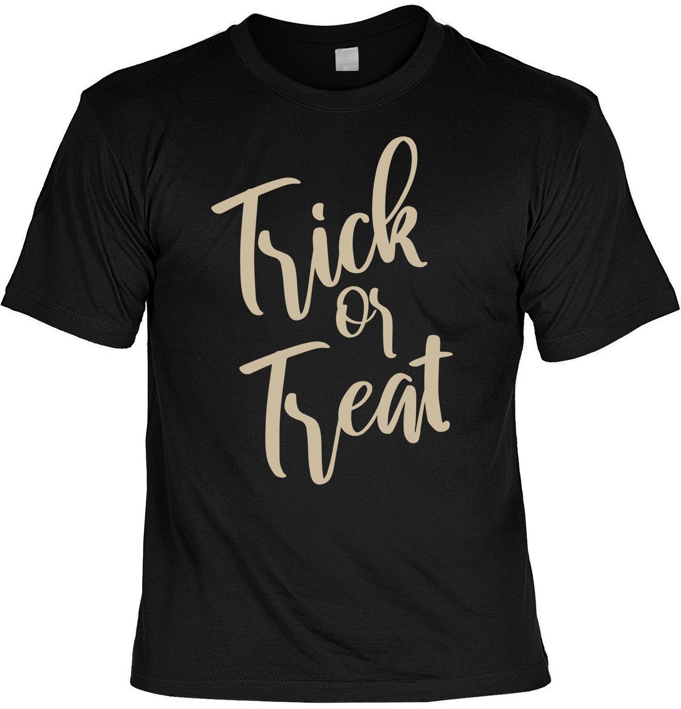 Art & Detail Shirt T-Shirt Halloween Grusel Tshirt Trick or Treat - Kürbis Halloween, Party