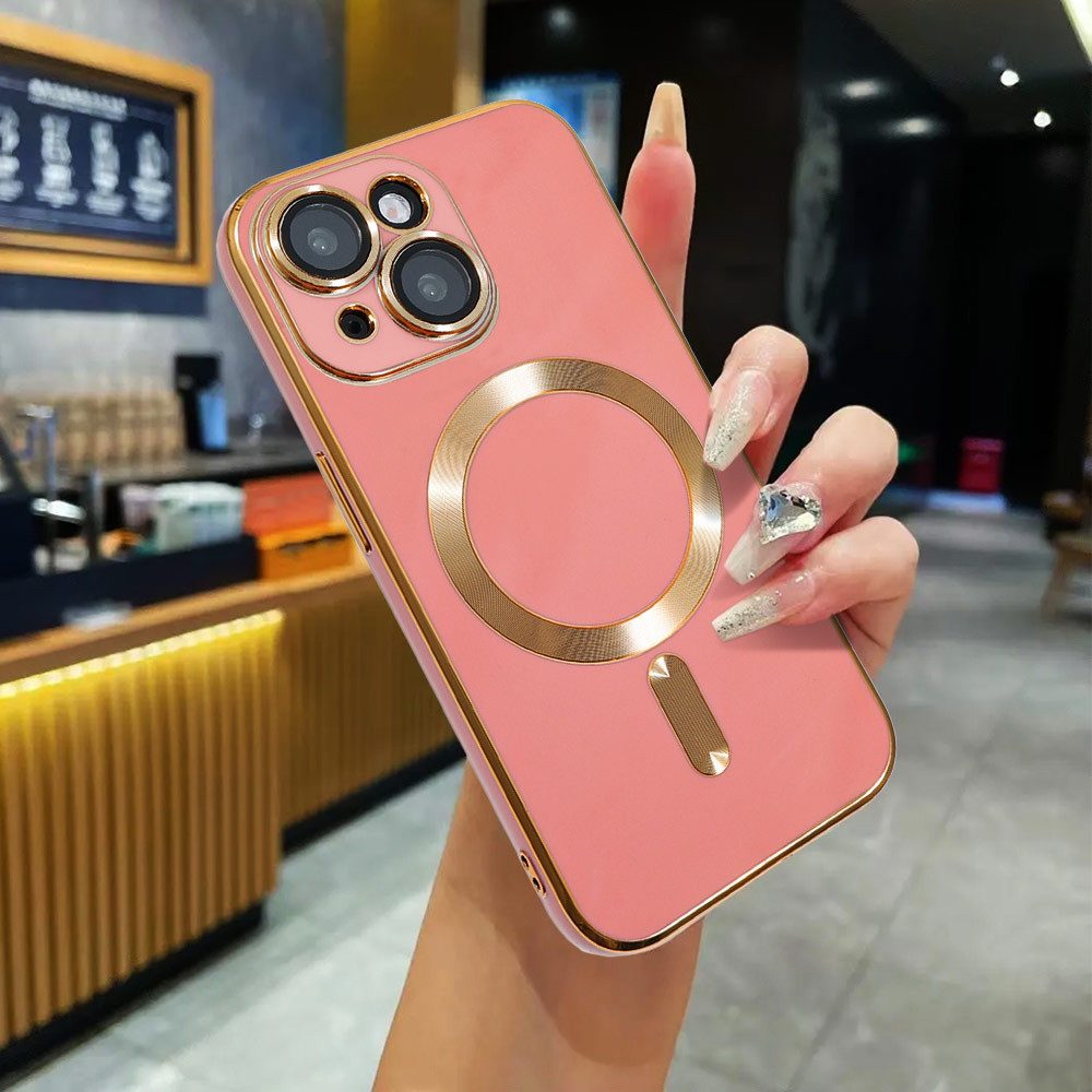 FITSU Handyhülle Hülle für iPhone 13 Handyhülle MagSafe kompatibel mit Kameraschutz 6,1 Zoll, MagSafe kompatible Schutzhülle für iPhone 13 Hülle Case Handyschale