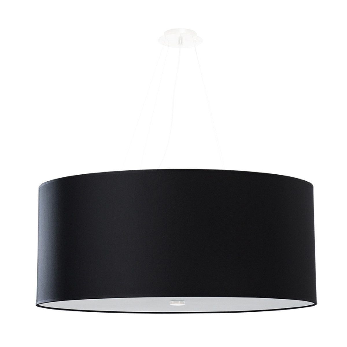 SOLLUX lighting Kronleuchter Kronleuchter Otto 70 Schwarz, Nicht enthalten