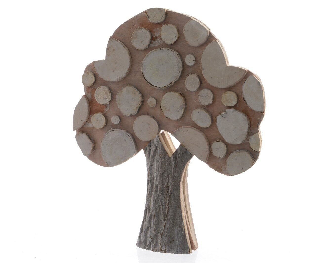 Kaemingk Dekobaum Baum Dekobaum Eichenholz Wanddeko Holz H 49 cm
