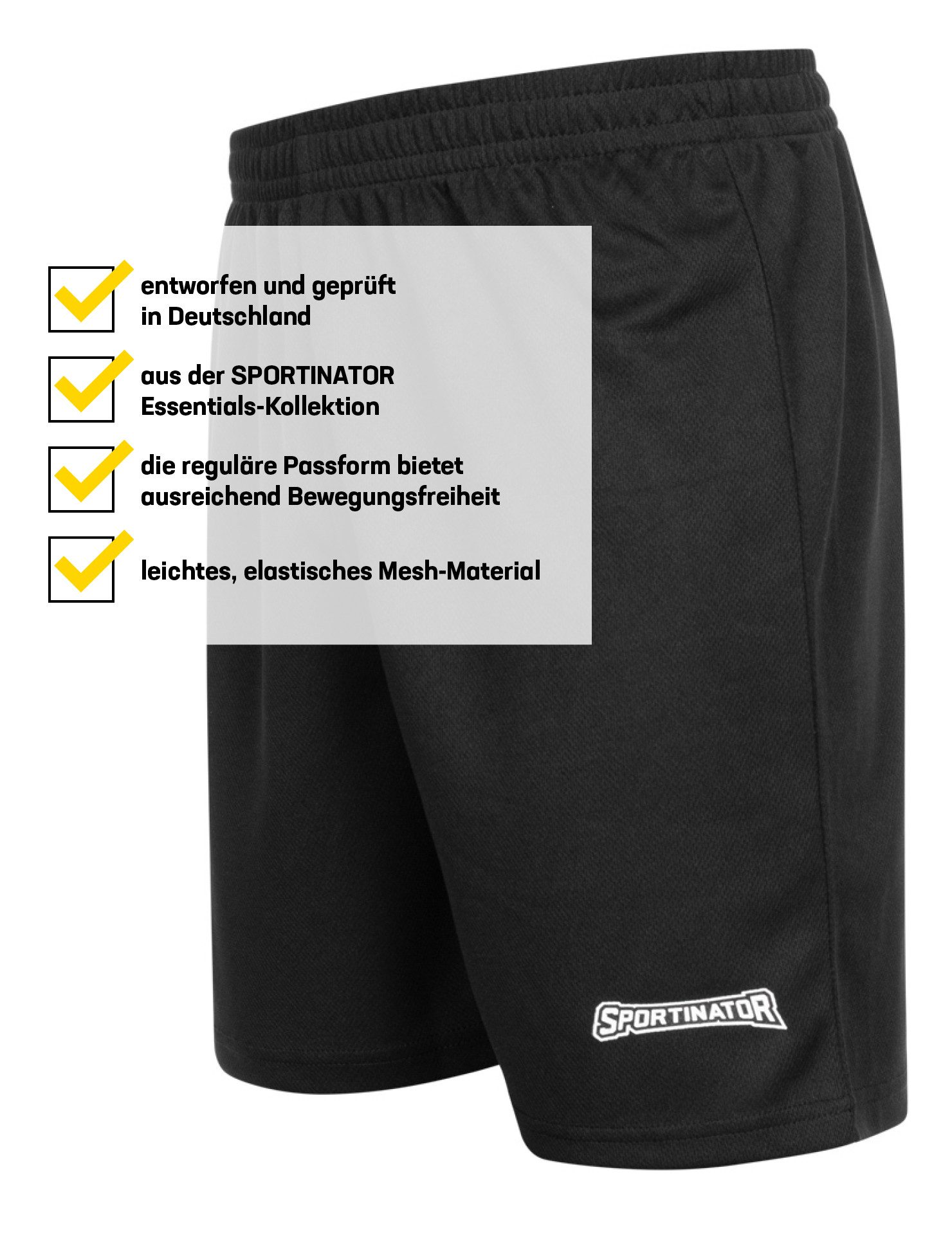 Sportinator Trainingsshorts Essentials Herren Training Shorts