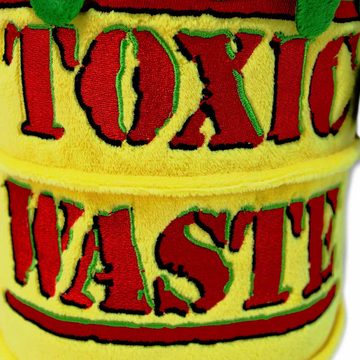 BEMIRO Tierkuscheltier Plüsch Fass "Toxic Waste" mit Sour Candy Motiv - ca. 23 cm