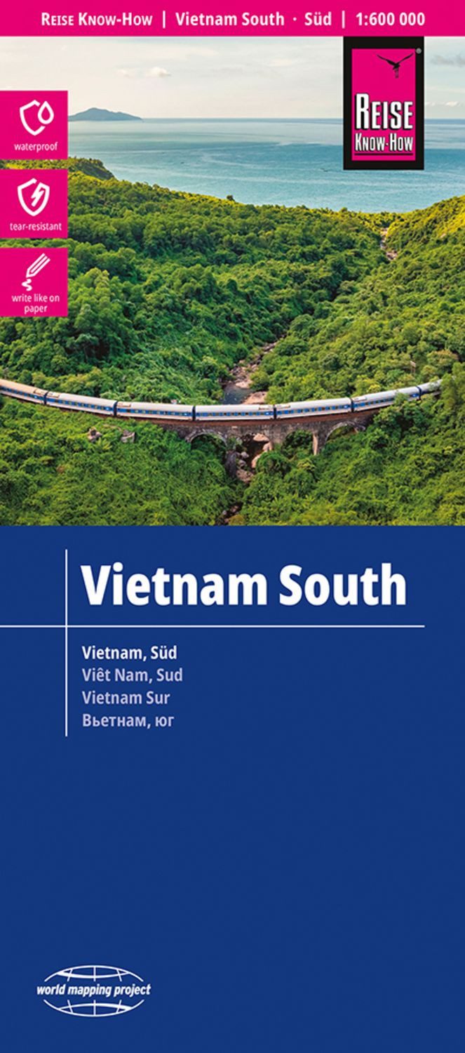 Reise Know-How Landkarte Vietnam Süd (1:600.000) / diverse