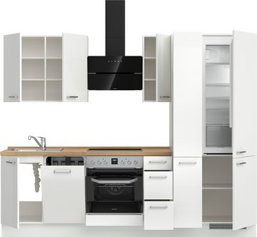 nobilia® Küchenzeile "Flash premium", vormontiert, Ausrichtung wählbar, Breite 270 cm, ohne E-Geräte