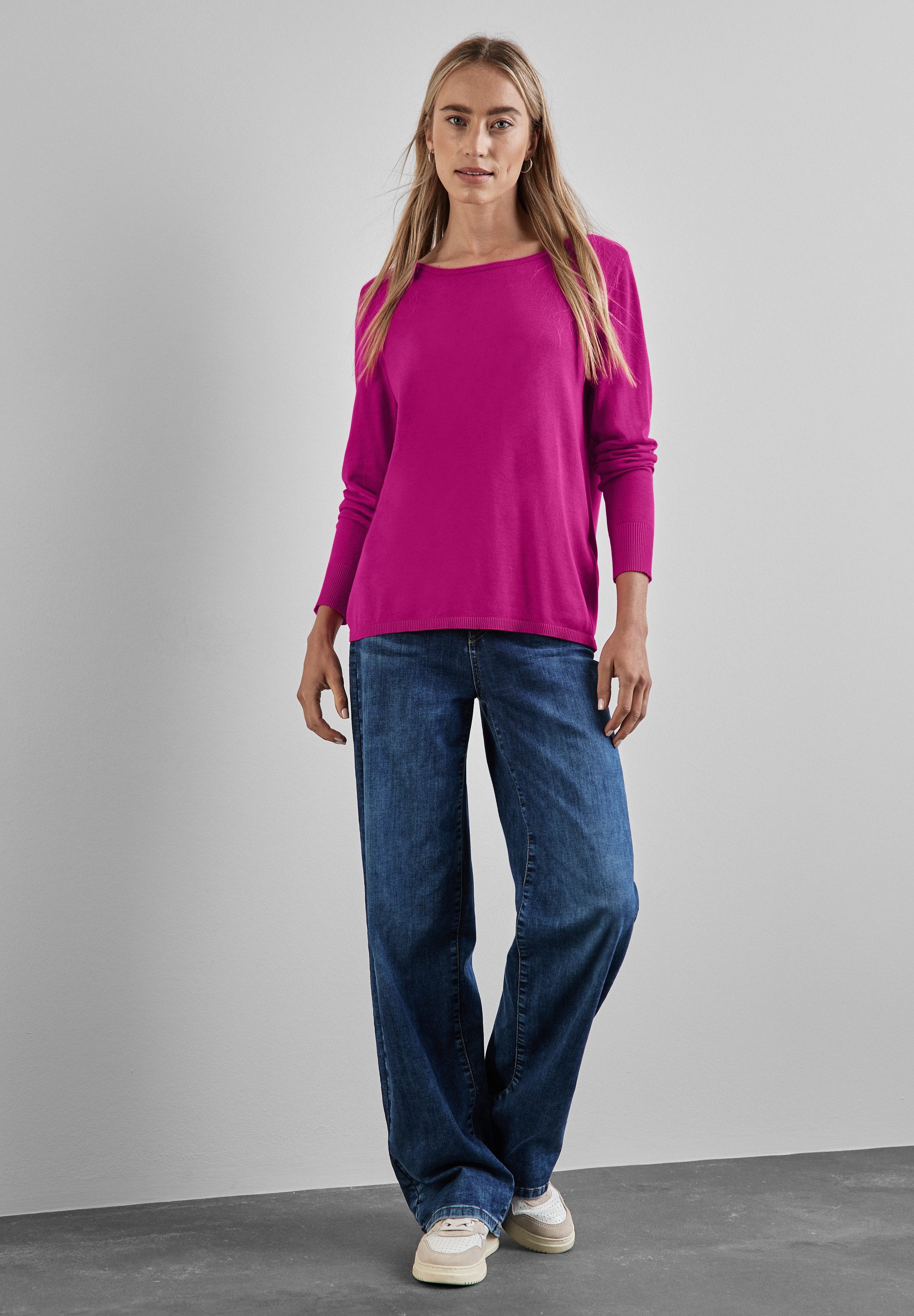 STREET ONE Strickpullover Feinstrick