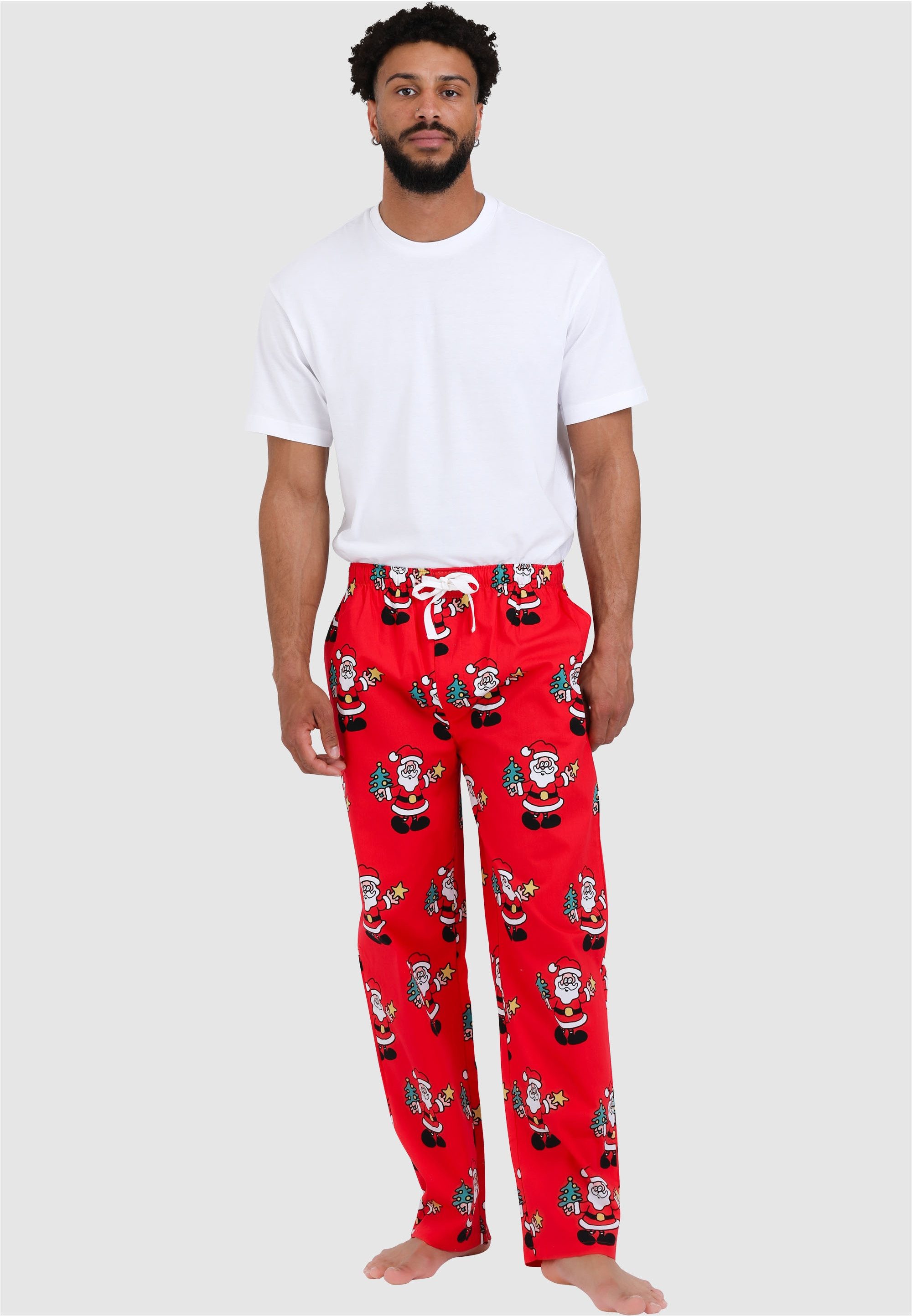 Lousy Livin Schlafhose Pants Santa mit lockerem Schnitt